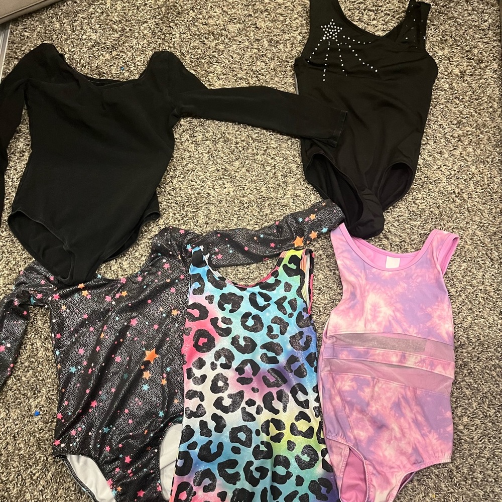 Gymnastics leotards size 6/small